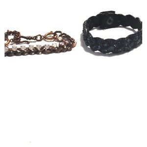 two bracelets